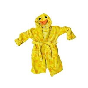 Pekkle Duck Bathrobe Size 6/6x Yellow